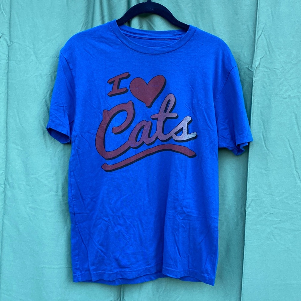 Mens novelty “I love Cats “ t-shirt